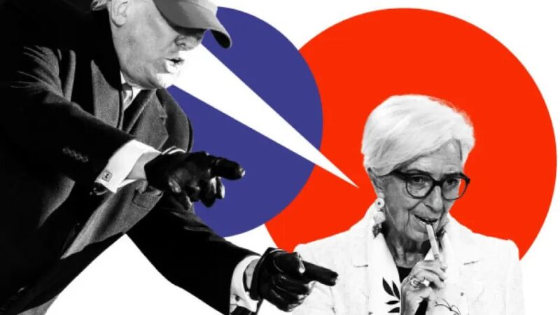 Los aranceles de Trump y la debilidad de la economía del euro fuerzan al BCE a buscar un ‘plan B’